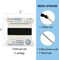 Griffin Nylon Bead Cord Perlseide – Size 3 (0.50mm) – 2 Meters per Card – Stainless Steel Needle Attached – for Knotting Pearls, Gemstones, Crystals and Beads